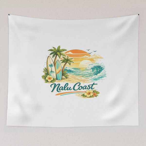 Item preview, Nalu Coast Summer Surf | Tropical Beach Essentials  designed and sold by Nalu Coast.