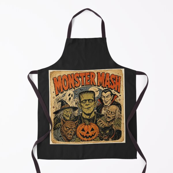 Item preview, Monster Mash Vintage Halloween Shirt for Classic Horror Fans designed and sold by POD DYNASTY | Original Print On Demand T-Shirt Graphics.