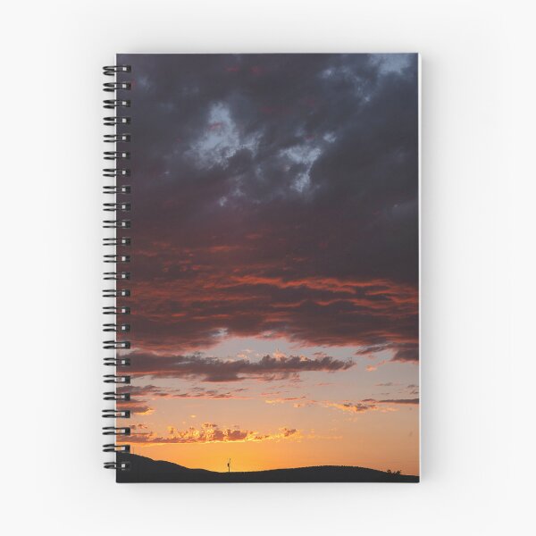 Item preview, Sunset with silhouetted phone lines and distant tree designed and sold by lisavonbiela.