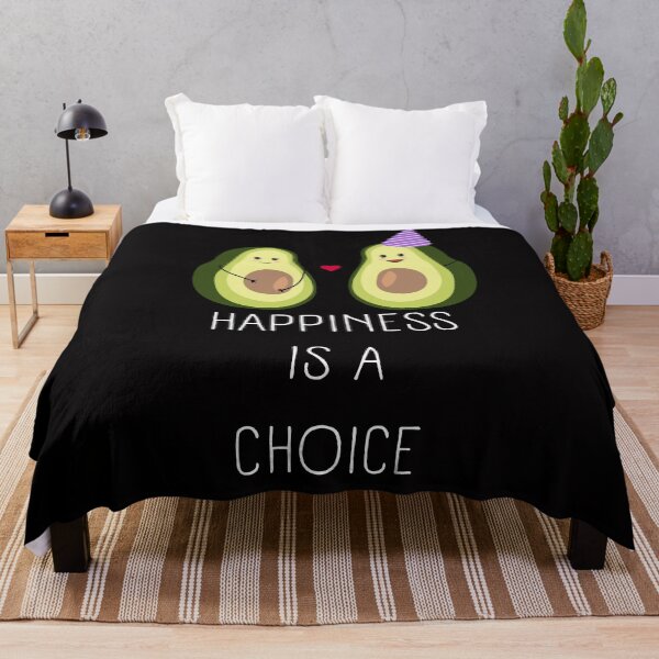 Item preview, Happiness Is A Choice Cute Avocado Couple Design. Cute Avocado Couple Happiness Choice designed and sold by laughterforall.