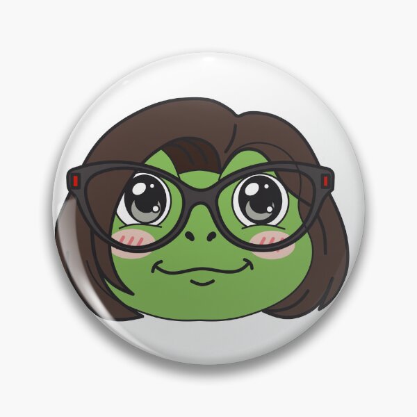 Item preview, Glup The Office Frog - Funny Smug Corporate Sticker designed and sold by Chonkibao.