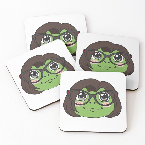 Item preview, Glup The Office Frog - Funny Smug Corporate Sticker designed and sold by Chonkibao.