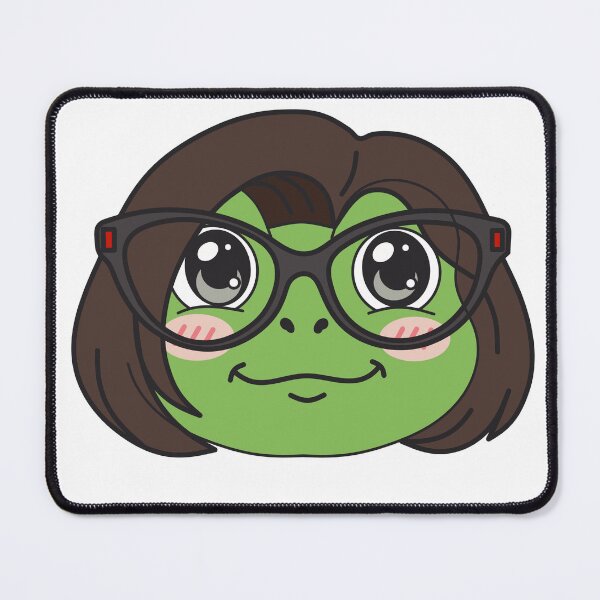 Item preview, Glup The Office Frog - Funny Smug Corporate Sticker designed and sold by Chonkibao.