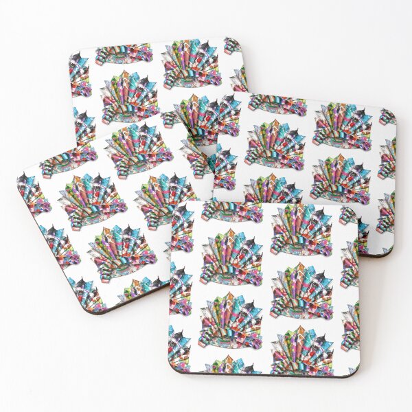 Item preview, Sculptural Folded Canvas Multi-Color Splatter Art designed and sold by THE SPLATTERED HAUS BY SAGE BANKS.
