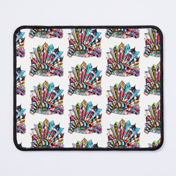 Item preview, Sculptural Folded Canvas Multi-Color Splatter Art designed and sold by THE SPLATTERED HAUS BY SAGE BANKS.