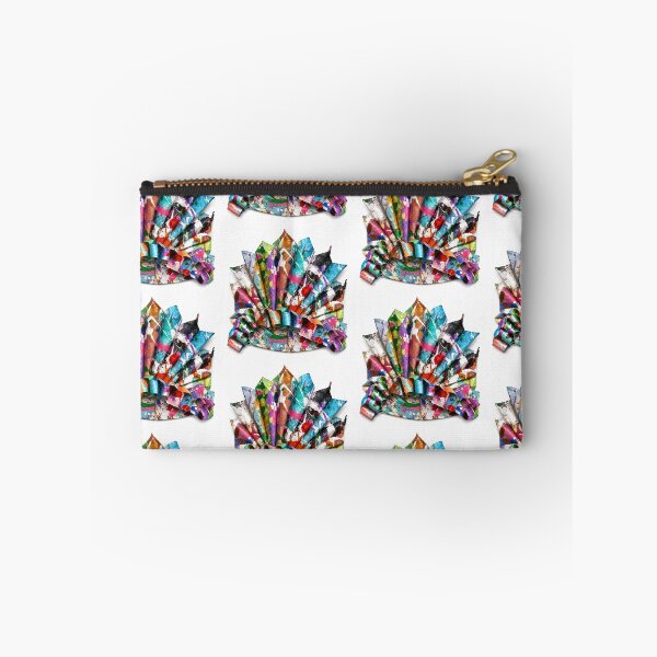 Item preview, Sculptural Folded Canvas Multi-Color Splatter Art designed and sold by THE SPLATTERED HAUS BY SAGE BANKS.