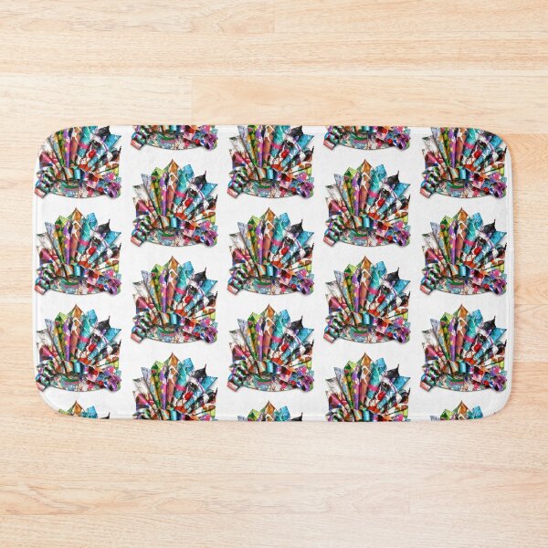 Item preview, Sculptural Folded Canvas Multi-Color Splatter Art designed and sold by THE SPLATTERED HAUS BY SAGE BANKS.