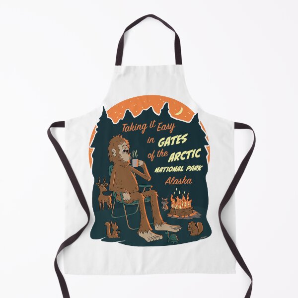 Item preview, Taking It Easy at Gates of the Arctic National Park Bigfoot designed and sold by John Morris Illustration.