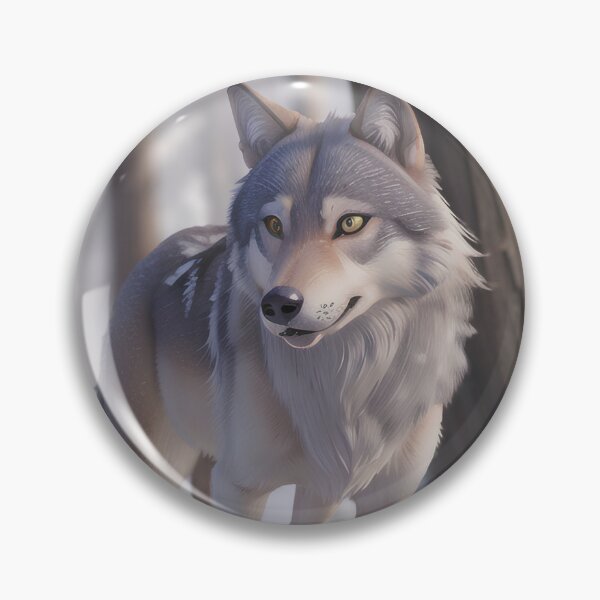 Item preview, Graceful Winter Wolf Forest Wanderer designed and sold by MoonGlyphSilence.