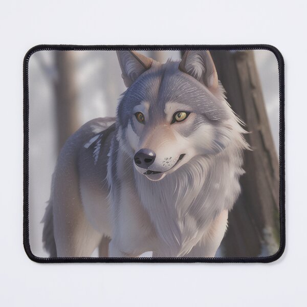 Item preview, Graceful Winter Wolf Forest Wanderer designed and sold by MoonGlyphSilence.