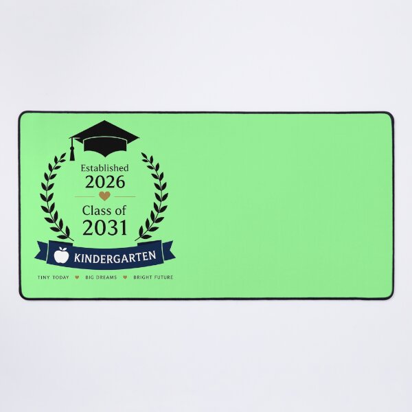 Item preview, ⭐ LIFE MILESTONES COLLECTION ⭐ - 2026 - KINDERGARTEN - for light color backgrounds designed and sold by WheelieGdArt.
