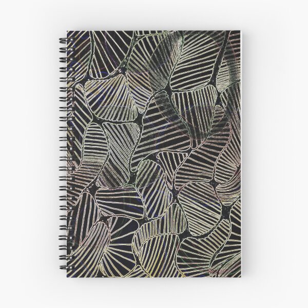 Item preview, Neon Black and White Leafy Stripes designed and sold by SunnyandStardust.