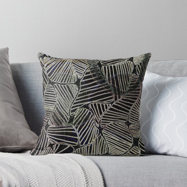 Item preview, Neon Black and White Leafy Stripes designed and sold by SunnyandStardust.