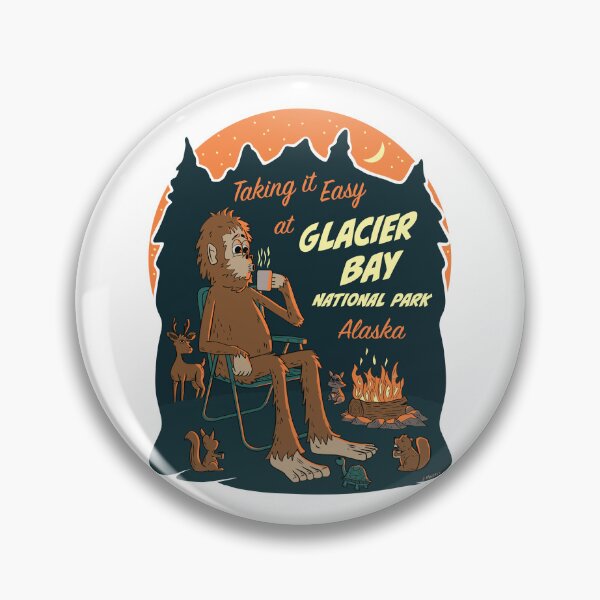 Item preview, Taking It Easy at Glacier Bay National Park Bigfoot designed and sold by John Morris Illustration.
