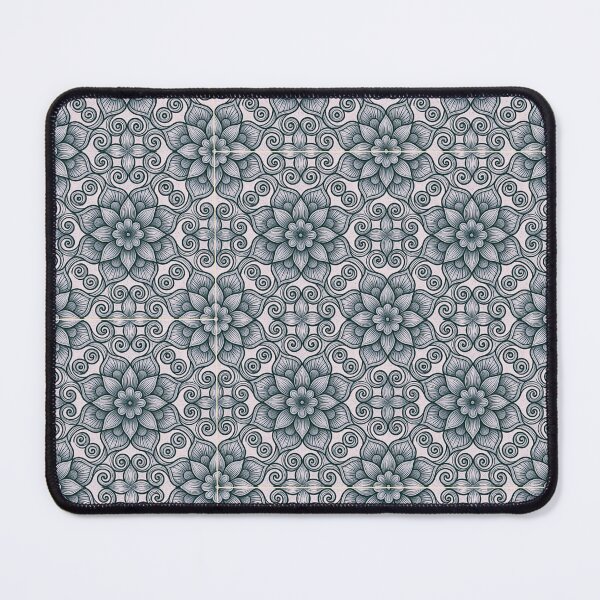 Item preview, Indigo Black Floral Mandala Seamless Pattern designed and sold by WillCraftx.