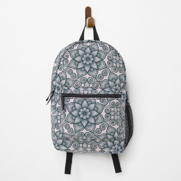 Item preview, Indigo Black Floral Mandala Seamless Pattern designed and sold by WillCraftx.