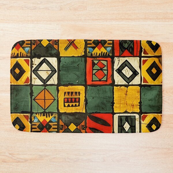 Item preview, African-Style Green, Yellow, And Red Ornate Designs designed and sold by DEC02.