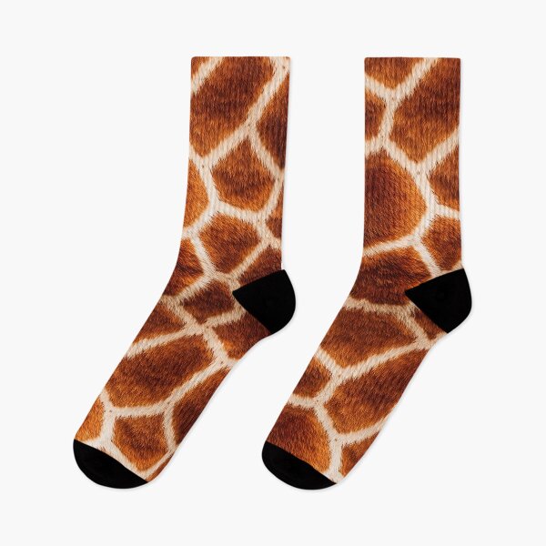 Item preview, Giraffe Print Pattern - Realistic Rust & Cream Fur Texture Design designed and sold by Nine Lives Studio.