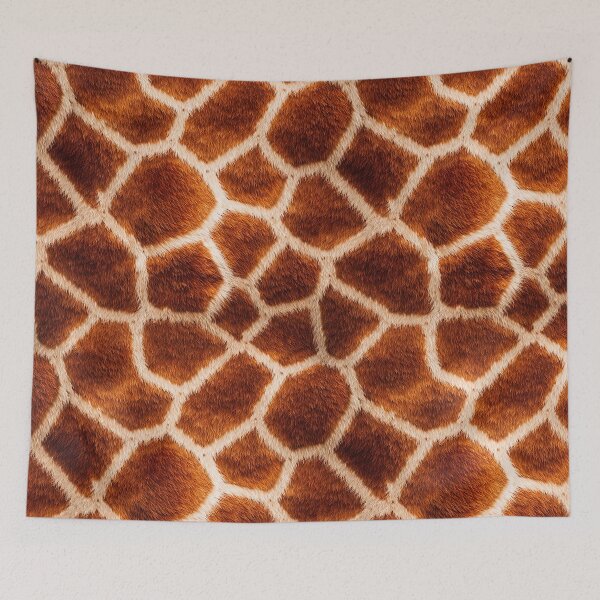 Item preview, Giraffe Print Pattern - Realistic Rust & Cream Fur Texture Design designed and sold by Nine Lives Studio.