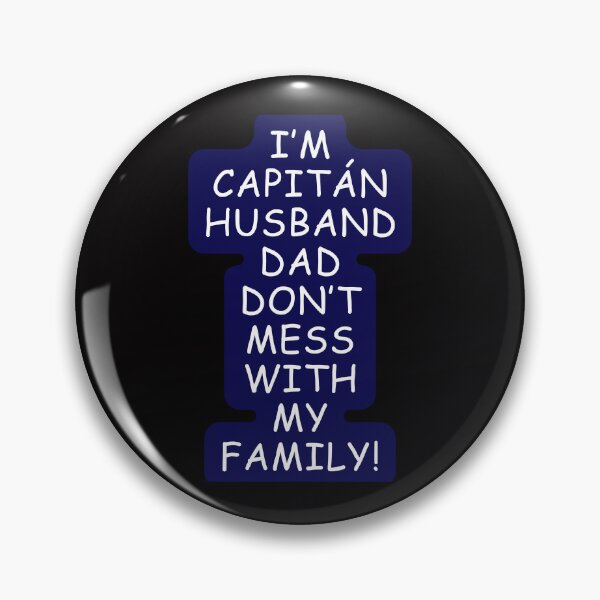 Item preview, Captain Husband Dad Funny Father Family Design. Captain Husband Dad Family Hero designed and sold by laughterforall.