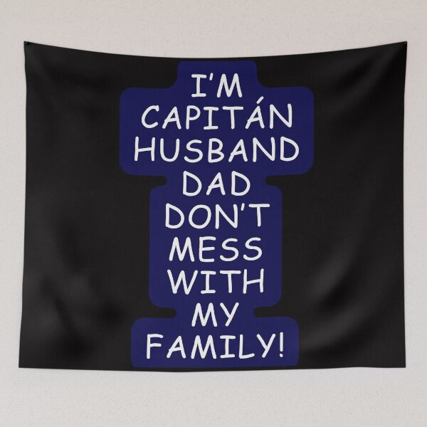 Item preview, Captain Husband Dad Funny Father Family Design. Captain Husband Dad Family Hero designed and sold by laughterforall.