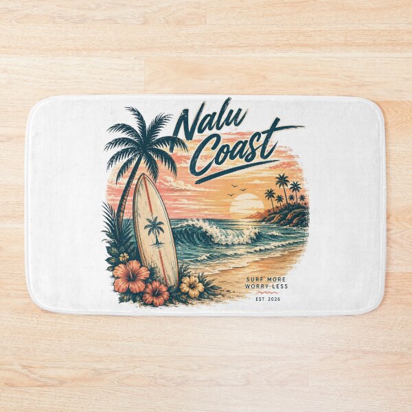 Item preview, Nalu Coast Surf More | Retro Ocean Wave Design  designed and sold by Nalu Coast.