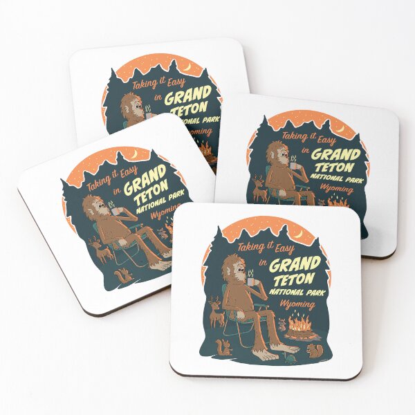 Item preview, Taking It Easy at Grand Teton National Park Bigfoot designed and sold by John Morris Illustration.