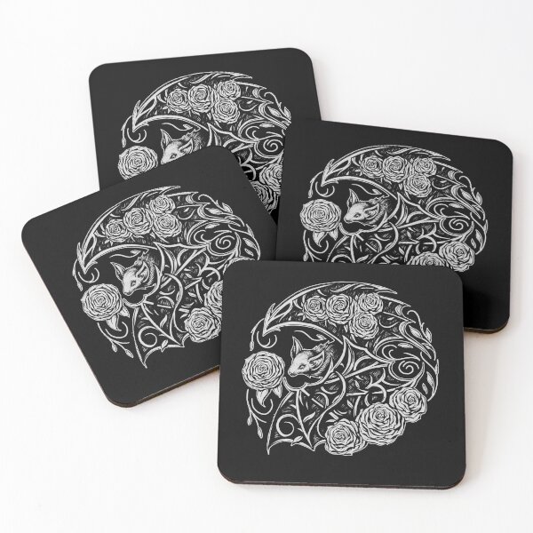 Item preview, Flying Bat & Roses designed and sold by ShaireProd.