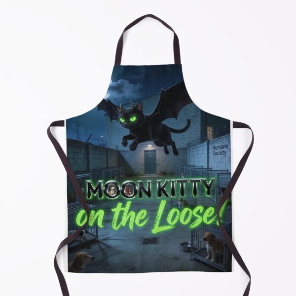 Item preview, The Moon Kitty Print designed and sold by Lichentroupe63.