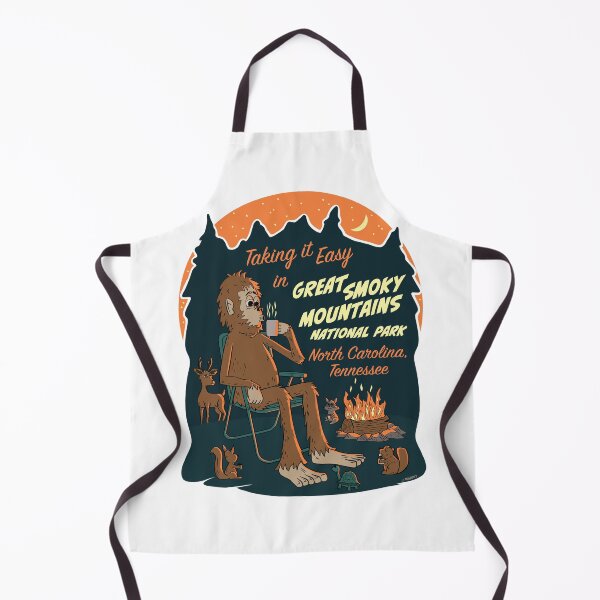 Item preview, Taking It Easy at Great Smoky Mountains National Park Bigfoot designed and sold by John Morris Illustration.