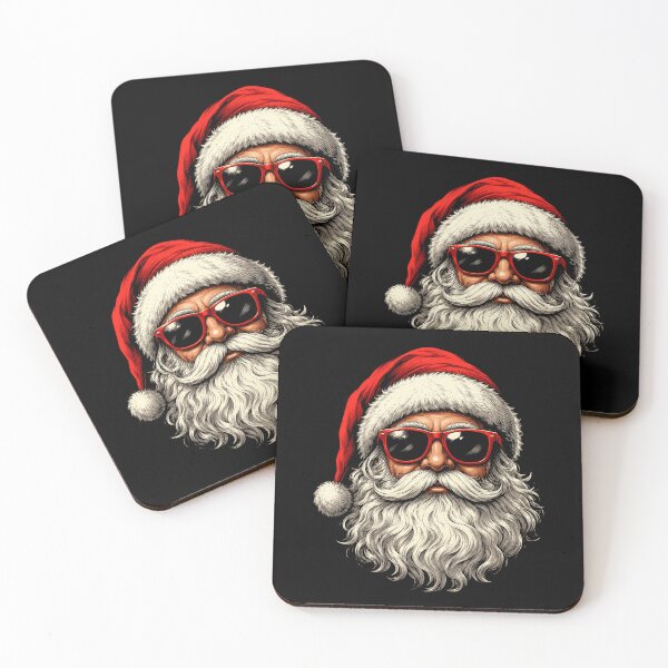 Item preview, Cool Santa Claus Face Wearing Sunglasses Christmas designed and sold by Moizento.