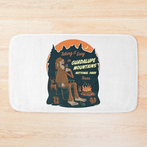 Item preview, Taking It Easy at Guadalupe Mountains National Park Bigfoot designed and sold by John Morris Illustration.