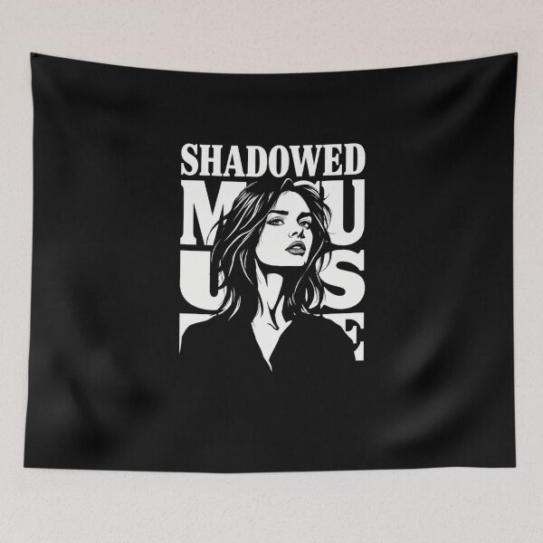 Item preview, Shadowed Muse - Retro Noir Portrait designed and sold by ERODED SELF.