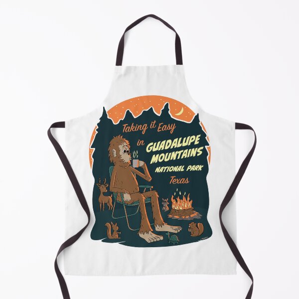 Item preview, Taking It Easy at Guadalupe Mountains National Park Bigfoot designed and sold by John Morris Illustration.