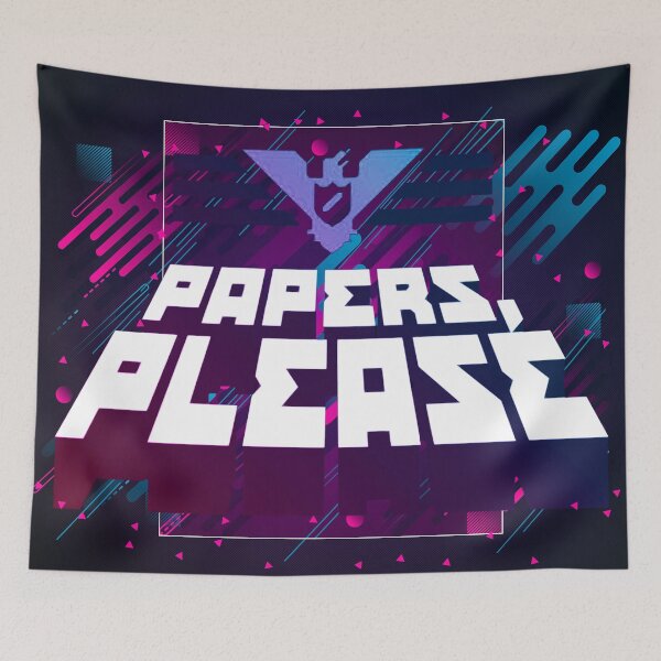 Item preview, Papers Please | Modern Graphic Design designed and sold by Eroshi.
