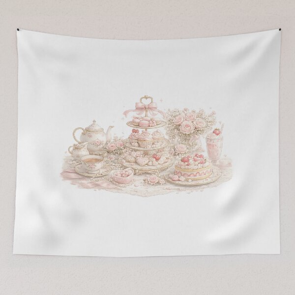 Item preview, Coquette Tea Party Dessert Table designed and sold by Blush and Bloom.