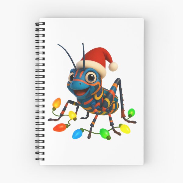 Item preview, Christmas Rainbow Grasshopper designed and sold by Sillytoe.