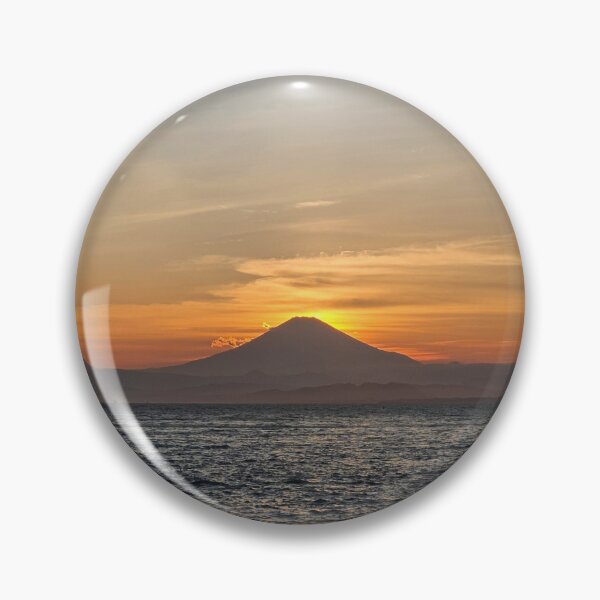 Item preview, Sunset behind Mount Fuji - Japan - Enoshima designed and sold by NevalyArt.