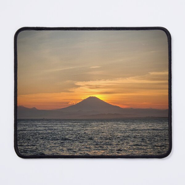 Item preview, Sunset behind Mount Fuji - Japan - Enoshima designed and sold by NevalyArt.