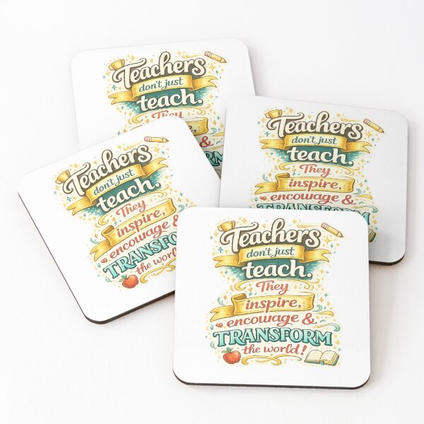Item preview, Teachers Don’t Just Teach – They Inspire, Encourage & Transform the World designed and sold by SP319.