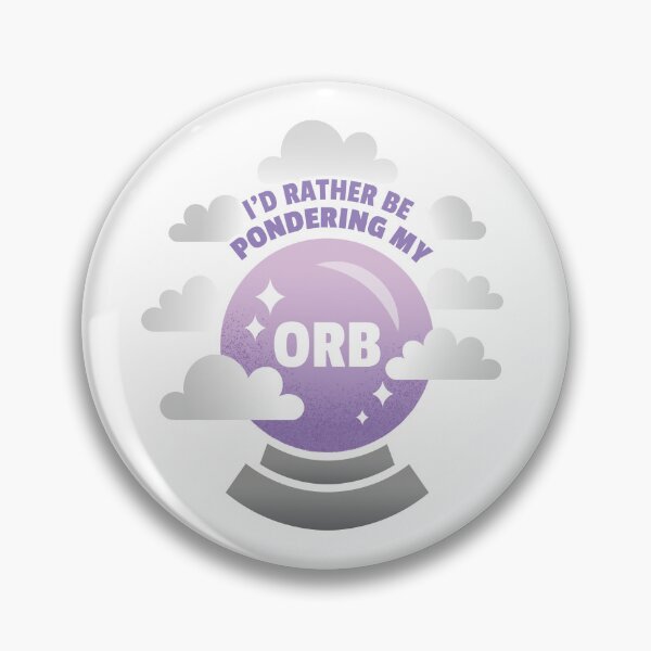 Item preview, I'd Rather Be Pondering my Orb designed and sold by AaaliceDesigns.