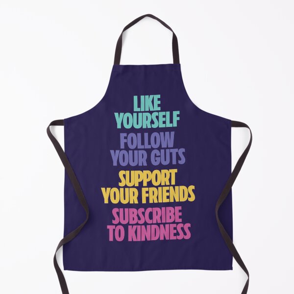 Item preview, Like Yourself, Follow Your Guts, Support Your Friends, Subscribe To Kindness — Social Media Terms IRL (Color) designed and sold by Koyaanisqatsian.