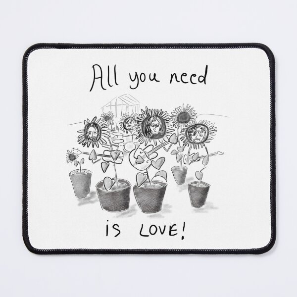Item preview, Illustration of the Beatles "All you need is love!" designed and sold by KPlayerAdhder.