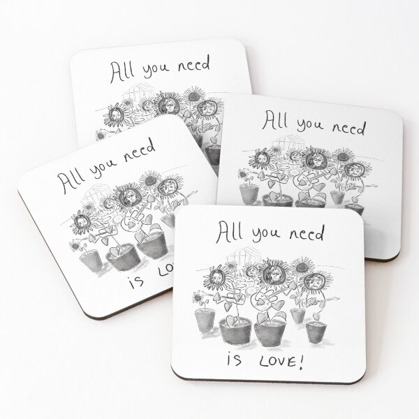 Item preview, Illustration of the Beatles "All you need is love!" designed and sold by KPlayerAdhder.