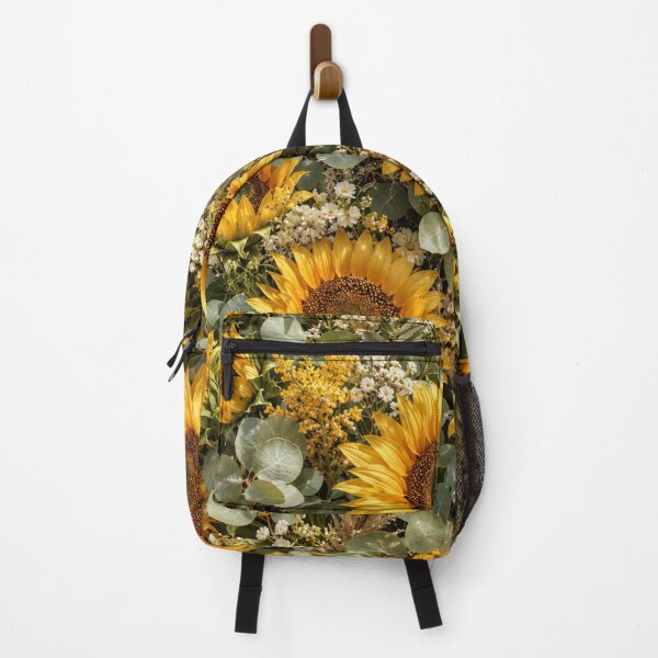 Item preview, Modern Golden Sunflower Botanical Pattern designed and sold by Marlaq fashion .