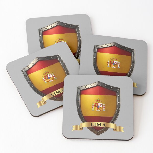Item preview, Lima Spanish Heritage Crest Shield designed and sold by Highlandkings.