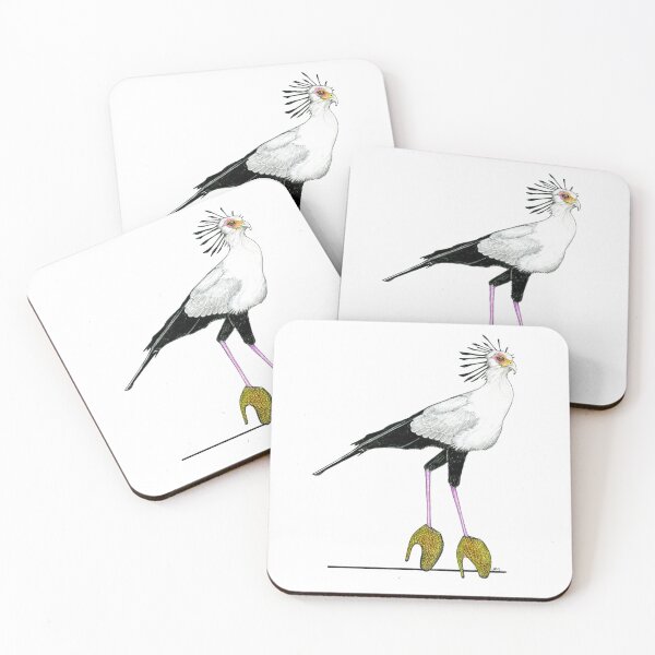 Item preview, Secretary Bird in Alexander McQueen Armadillo Heels  designed and sold by JimsBirds.
