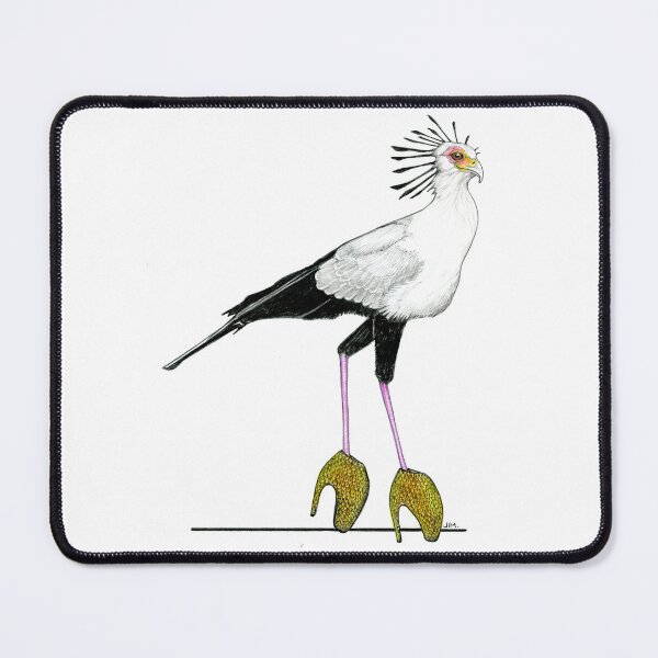 Item preview, Secretary Bird in Alexander McQueen Armadillo Heels designed and sold by JimsBirds.