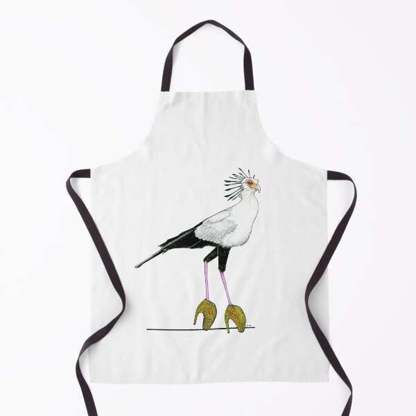 Item preview, Secretary Bird in Alexander McQueen Armadillo Heels designed and sold by JimsBirds.