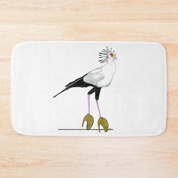Item preview, Secretary Bird in Alexander McQueen Armadillo Heels  designed and sold by JimsBirds.